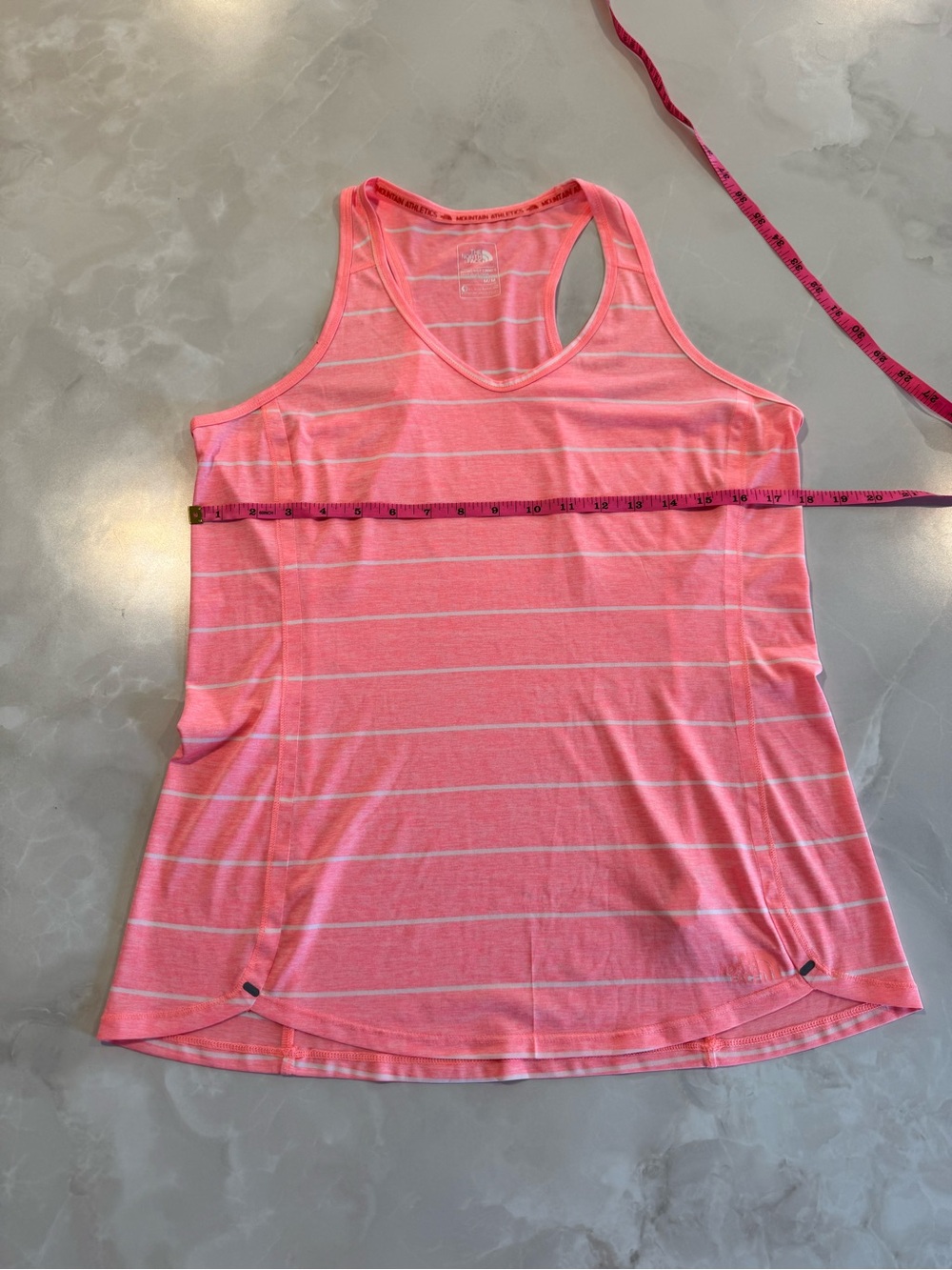 The North Face Women’s Coral Pink Striped Racerback Tank